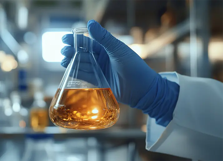 foto mão com aditivo químico